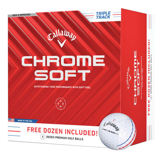 Callaway Chrome Soft - Triple Track - 4 for 3 Brick