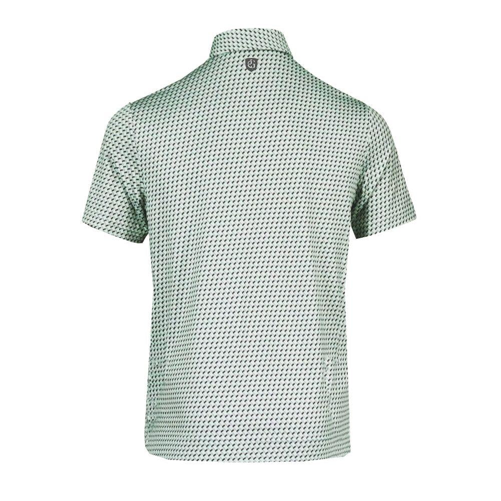 All Over Geo Print Shirt - Green