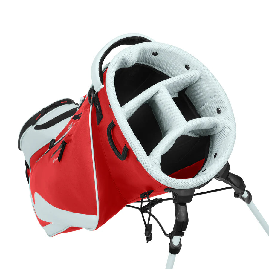 Nike Air Max Lite Golf Bag - University Red/Pure Platinum