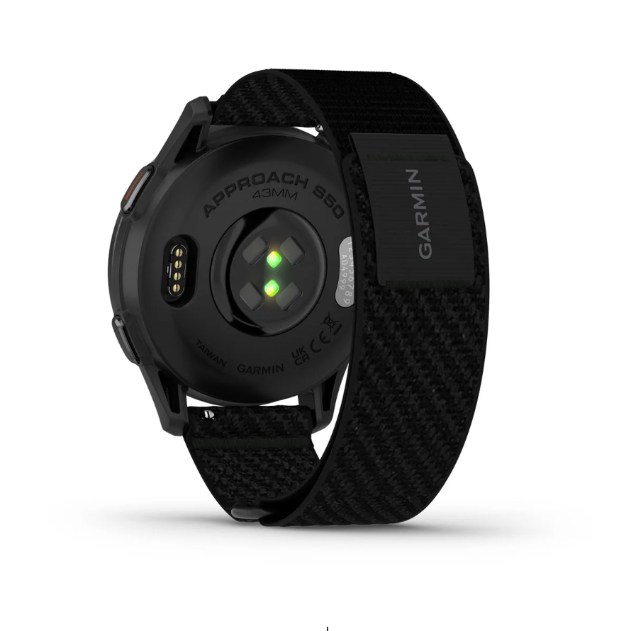 Garmin Approach S50 Golf Watch - Slate Aluminium Bezel with Black ComfortFit Nylon Band