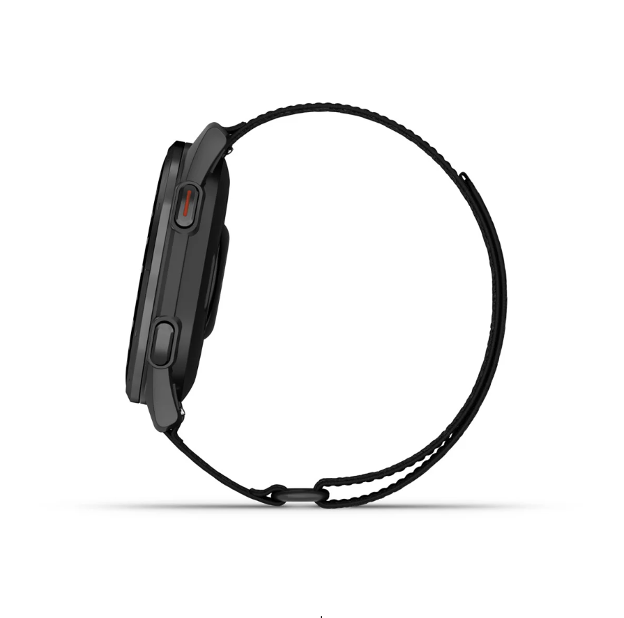 Garmin Approach S50 Golf Watch - Slate Aluminium Bezel with Black ComfortFit Nylon Band