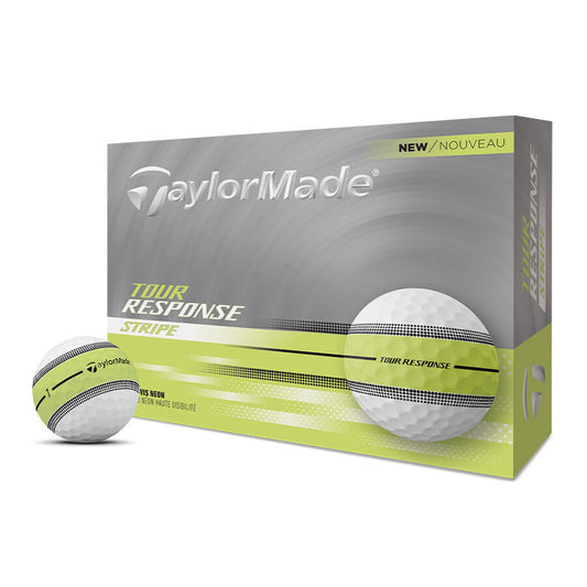 Taylormade Tour Response Stripe - Neon Yellow