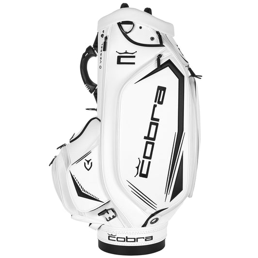 COBRA TOUR STAFF GOLF BAG - BRIGHT WHITE