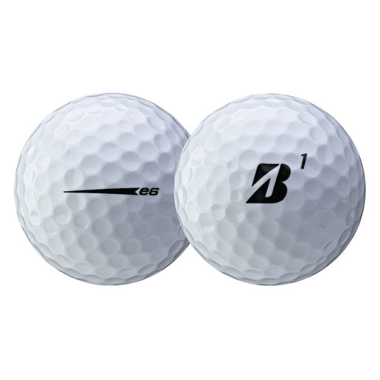 Bridgestone E6 Golf Balls - White -