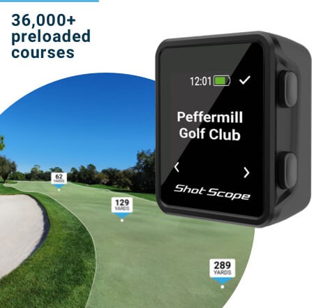 ShotScope H4 Handheld GPS + Performance Tracking