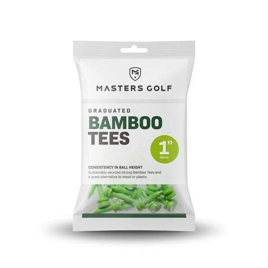 Masters Bamboo Graduated Tees 1in Bag 25 Lime