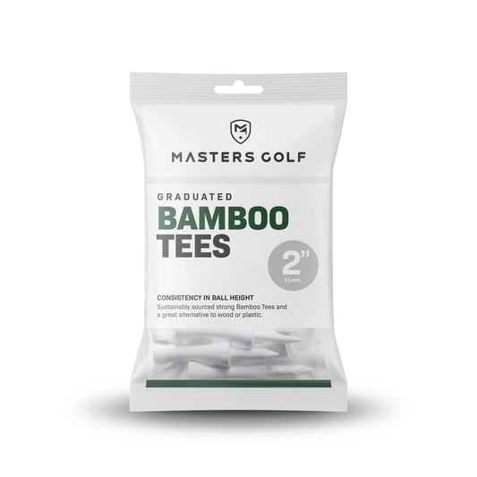 Masters Bamboo Graduated Tees 2in Bag 20 White