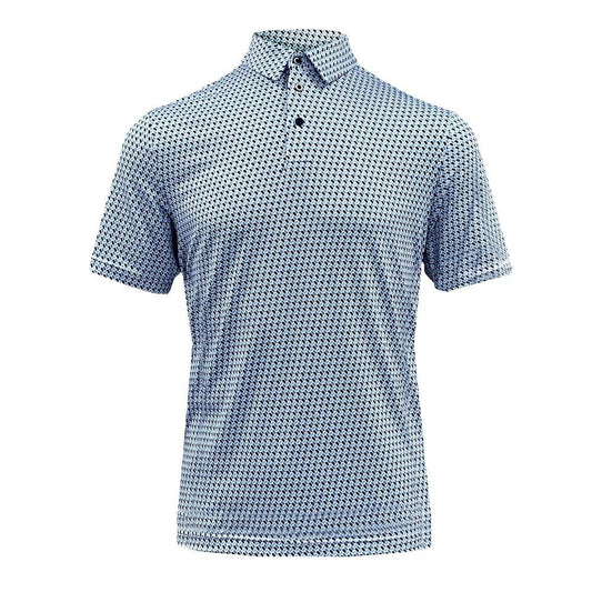 All Over Geo Print Shirt - Blue