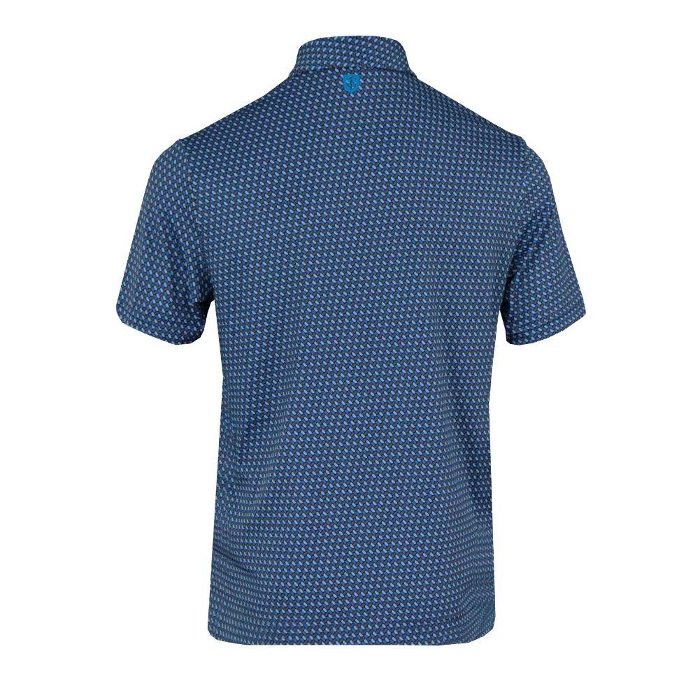 All Over Geo Print Shirt - Navy
