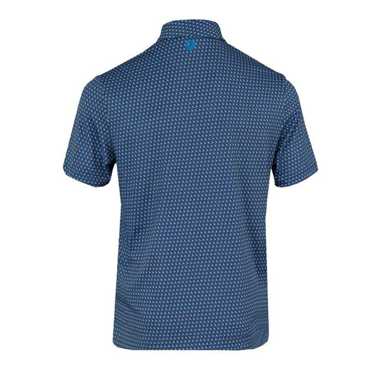 All Over Geo Print Shirt - Navy