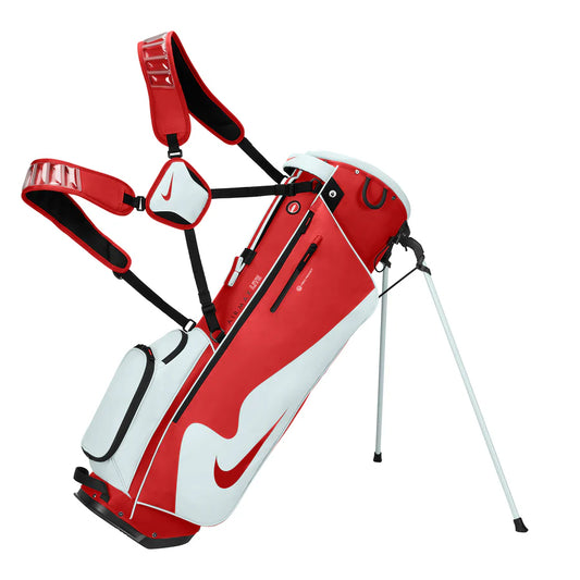 Nike Air Max Lite Golf Bag - University Red/Pure Platinum