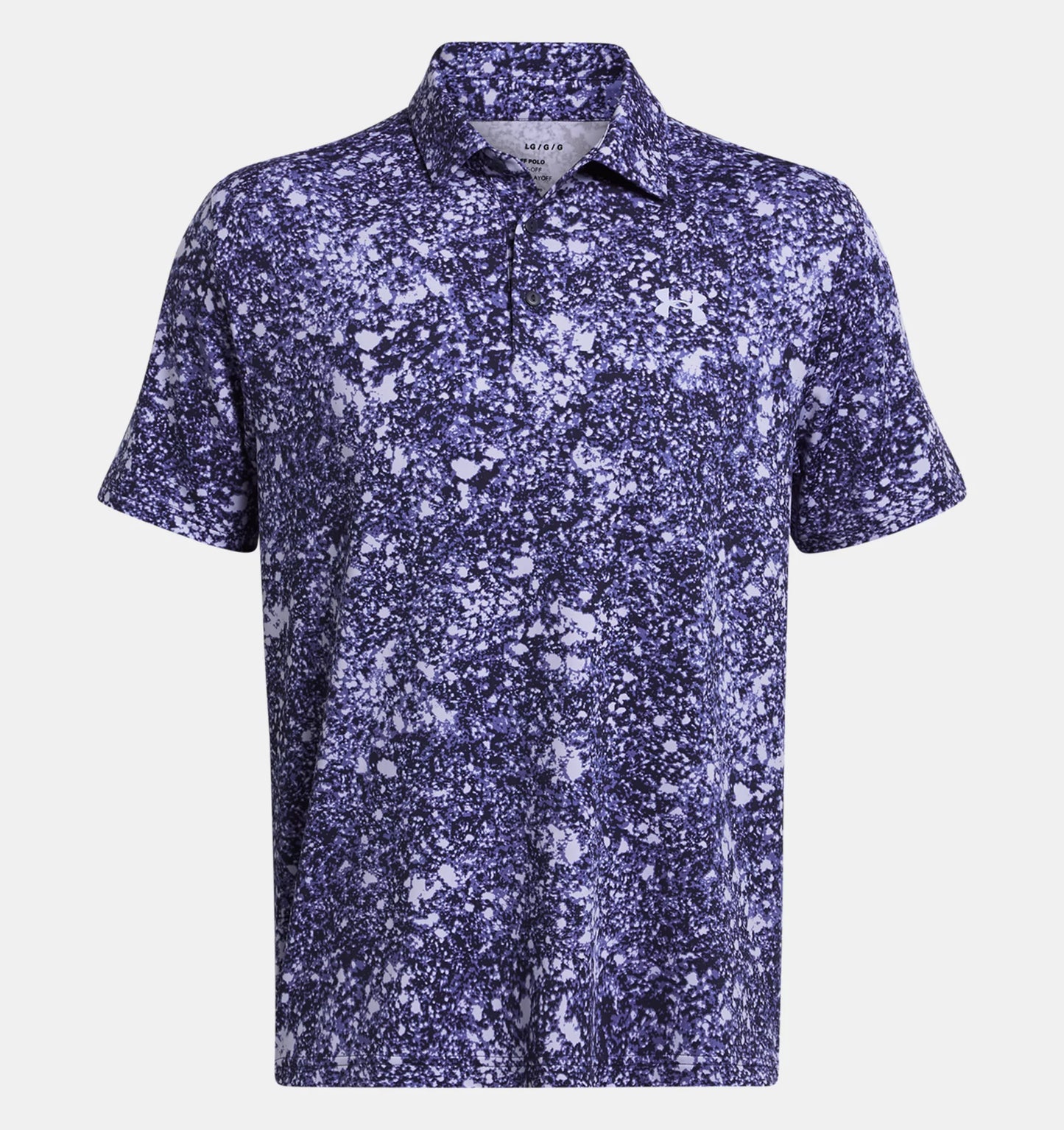 Under Armour Playoff 3.0 Print Polo - Midnight Navy / Celeste - 414