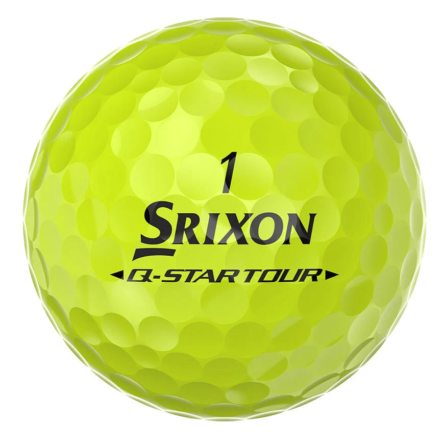 Srixon Q-Star Tour Divide - Yellow/Orange Dozen