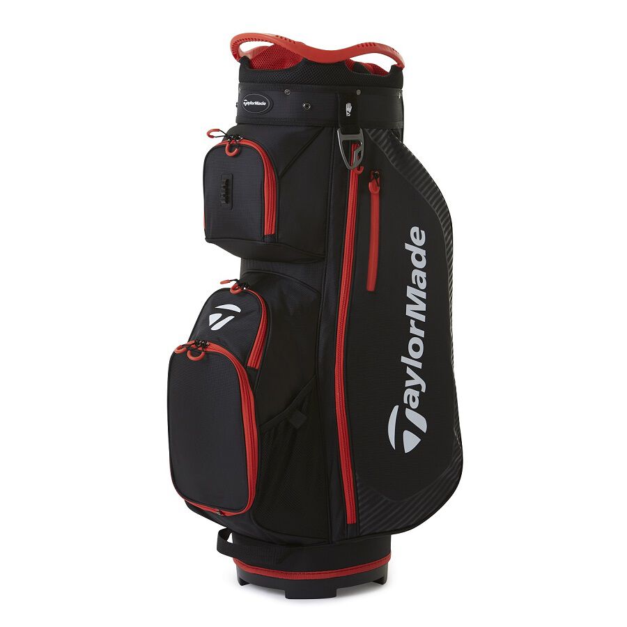 Taylormade Pro Cart Bag - Black / Red