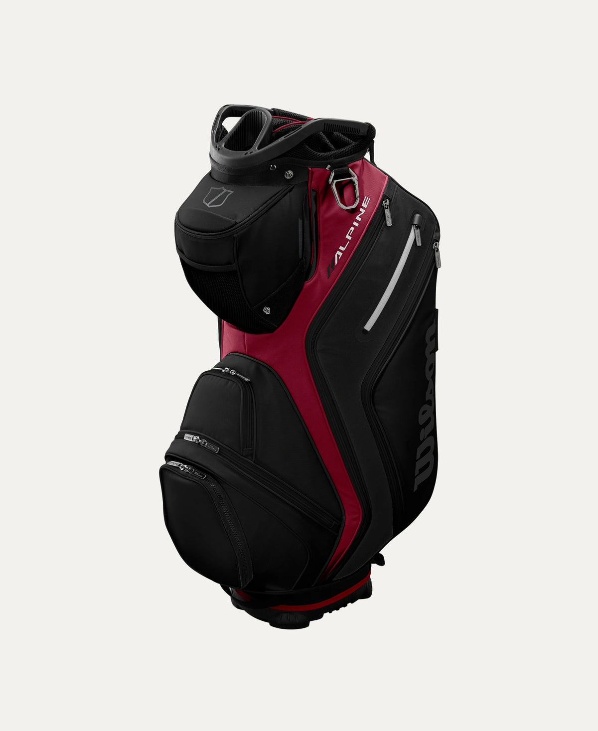 Wilson Alpine Cart Bag - Black / Red