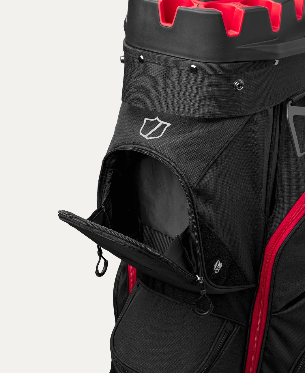 Wilson ILOCK Cart Bag - Black / Red