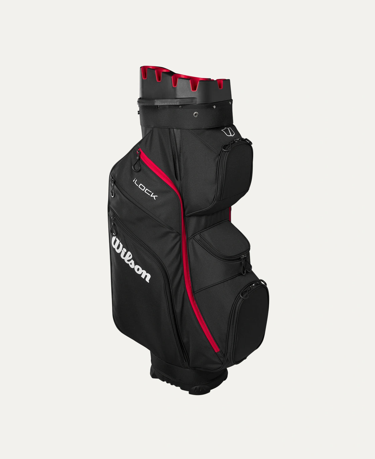 Wilson ILOCK Cart Bag - Black / Red
