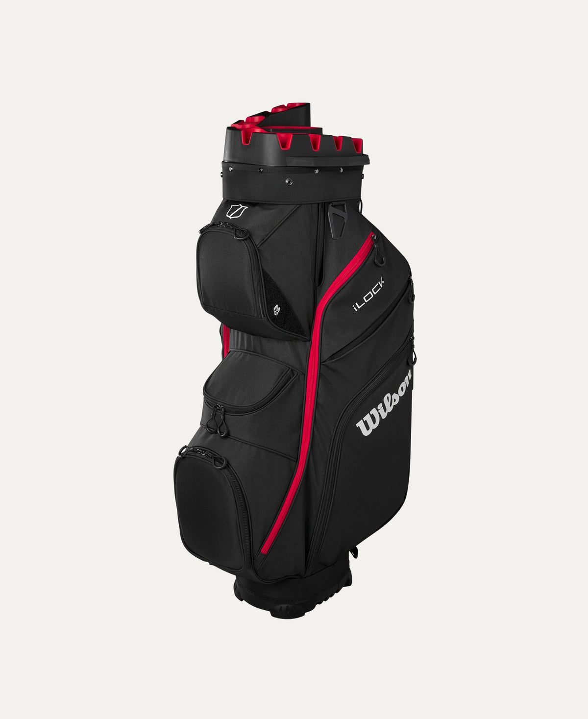 Wilson ILOCK Cart Bag - Black / Red