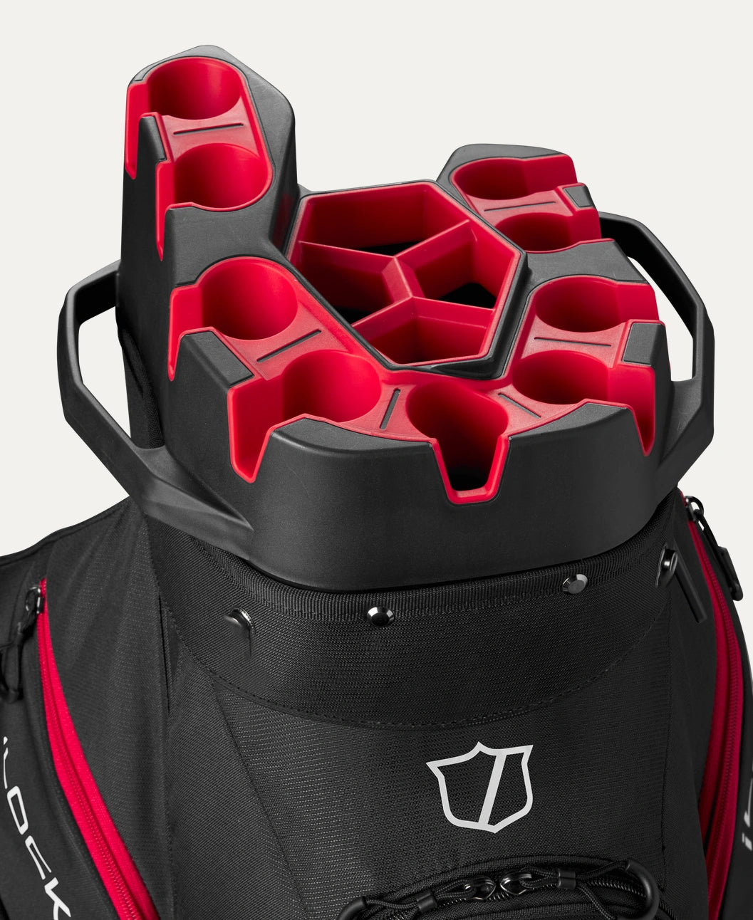 Wilson ILOCK Cart Bag - Black / Red