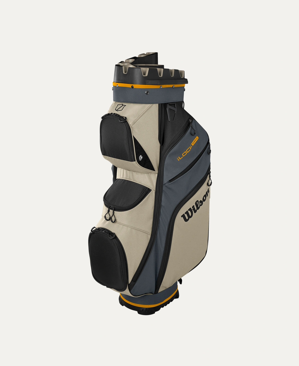 Wilson ILOCK Dry Cart Bag - Grey / Khaki / Orange