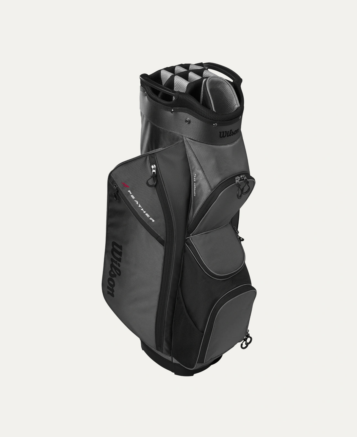Wilson Featherlite Cart Bag - Grey / Black
