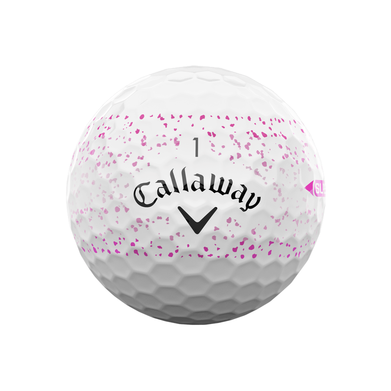 Callaway Supersoft Pink Splatter Dozen Golf Balls