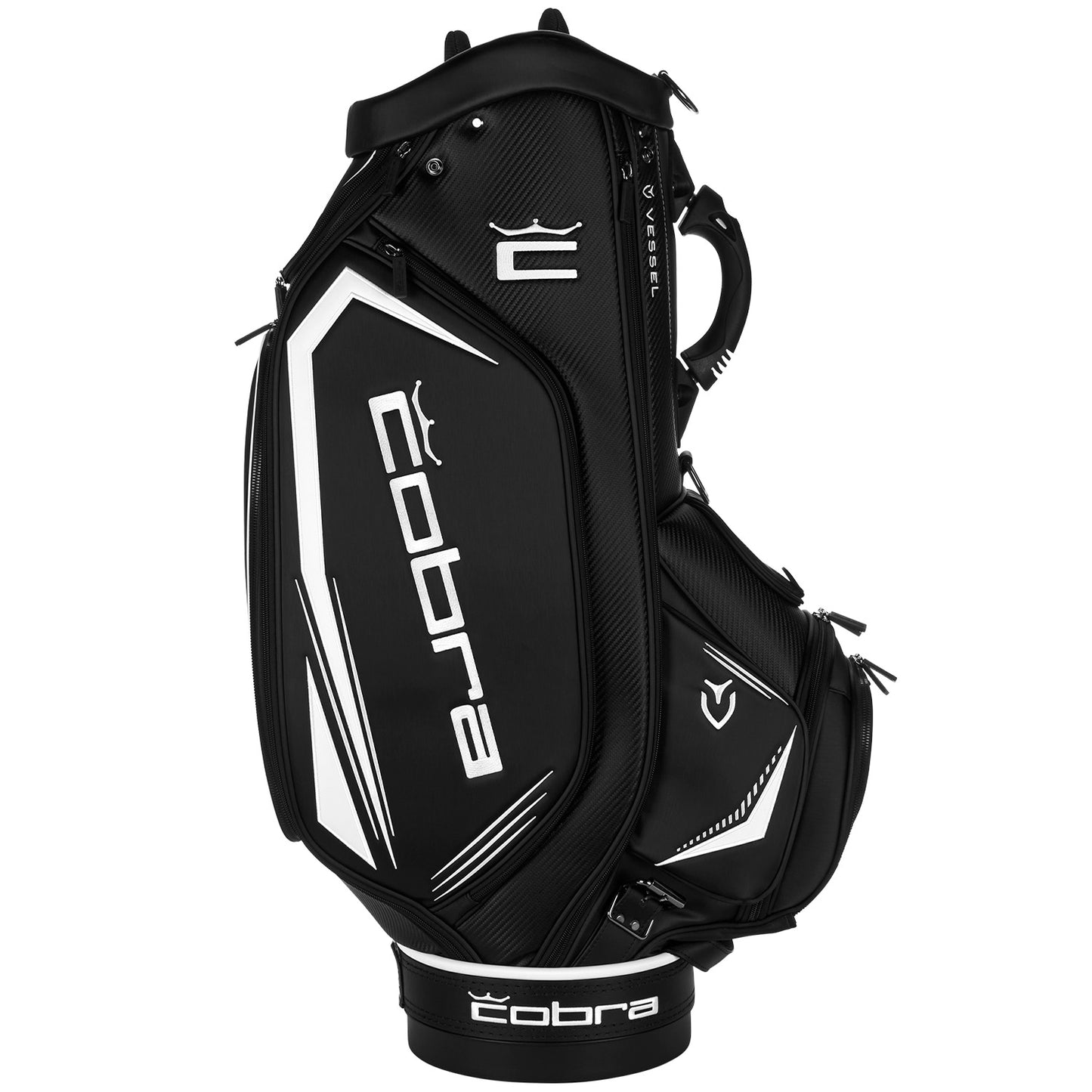 COBRA TOUR STAFF GOLF BAG - BLACK