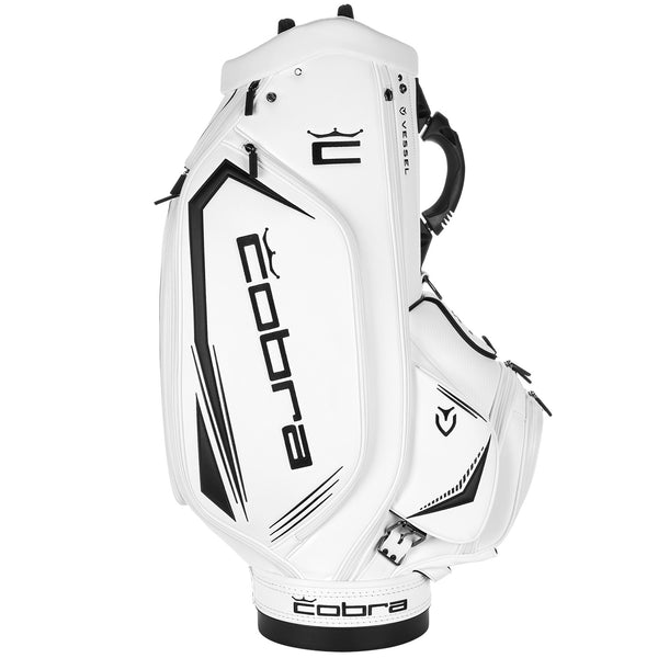 COBRA TOUR STAFF GOLF BAG - BRIGHT WHITE