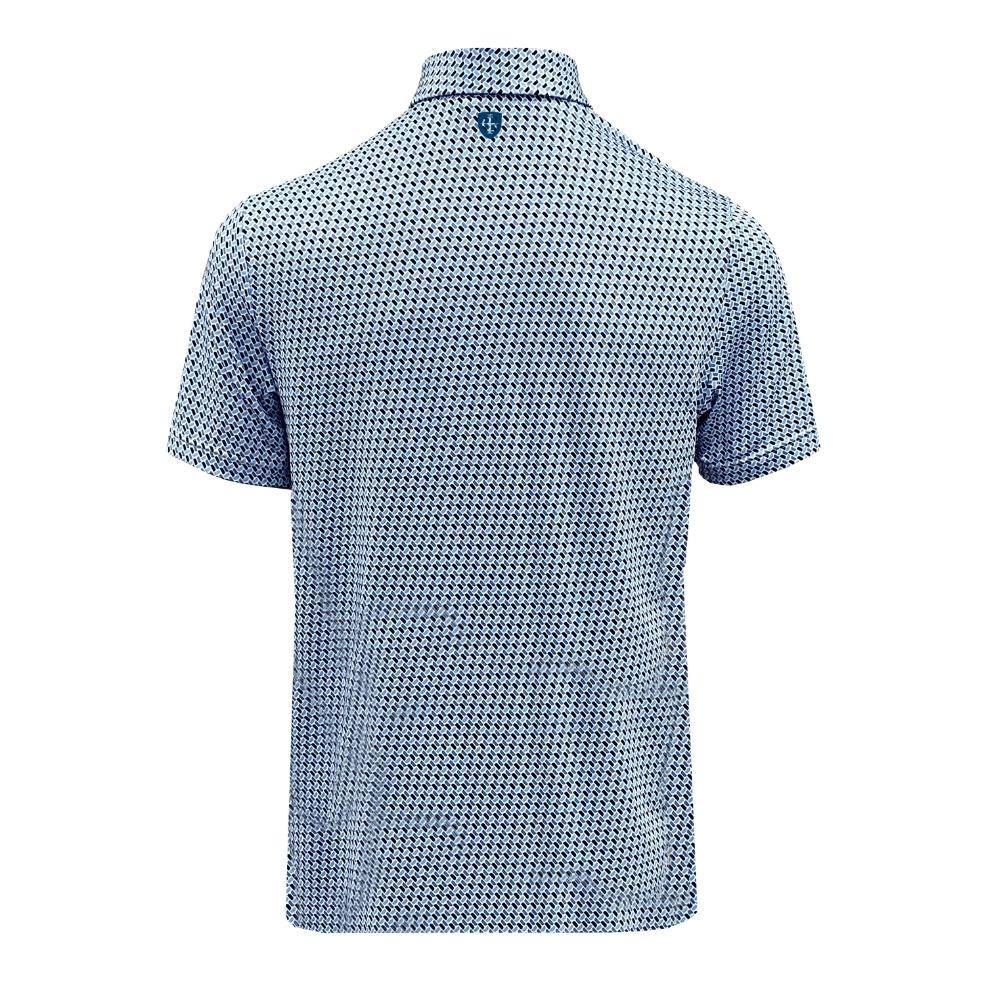 All Over Geo Print Shirt - Blue