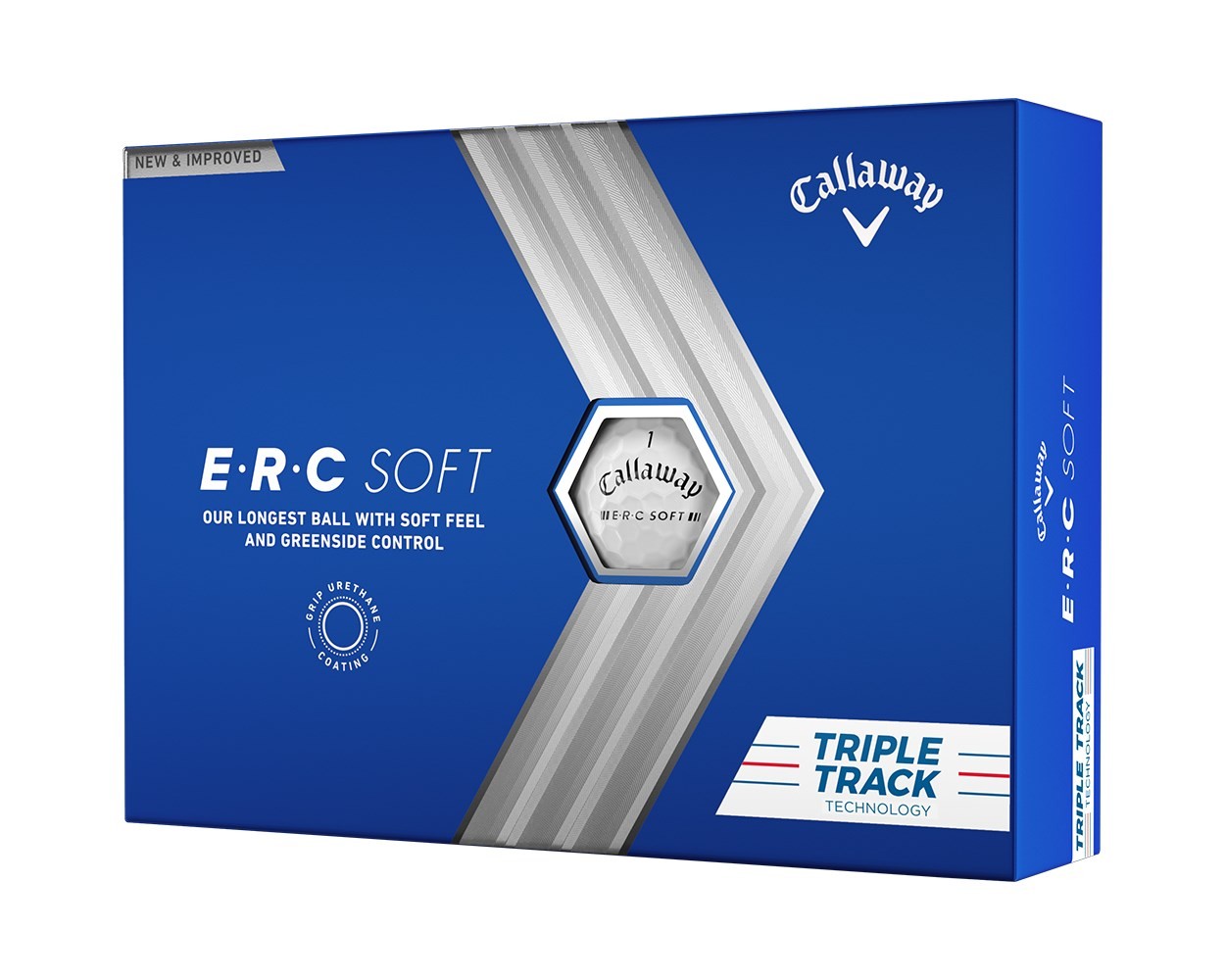 Callaway ERC Soft Triple Track - White Dozen